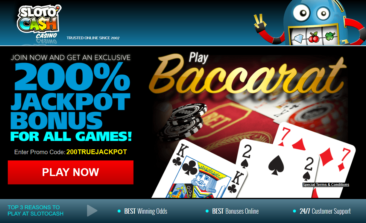 Baccarat - Sloto Cash Casino